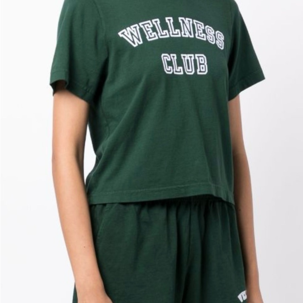 BRAND: Sporty & Rich.   Cropped tee.  Size XS . Worn once